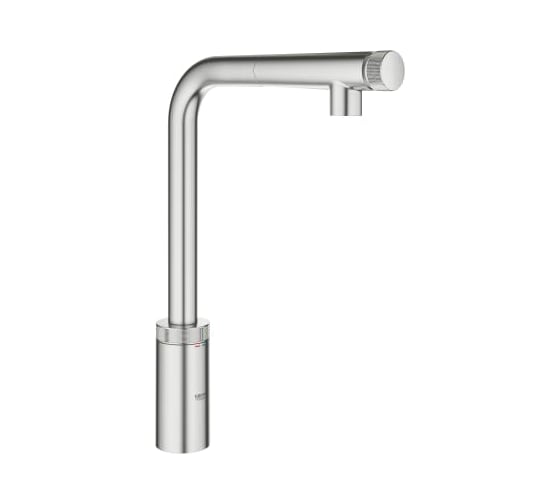 Смеситель для мойки Grohe Minta Smart Control с выдвижным L-образным изливом 31613DC0 1