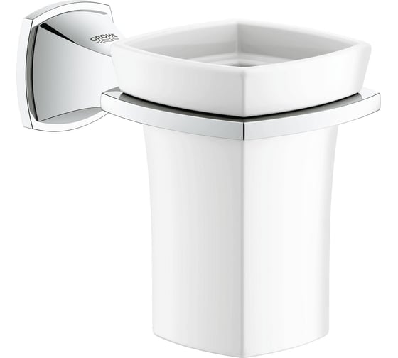 Держатель с керамическим стаканом Grohe Grandera 40626000 1