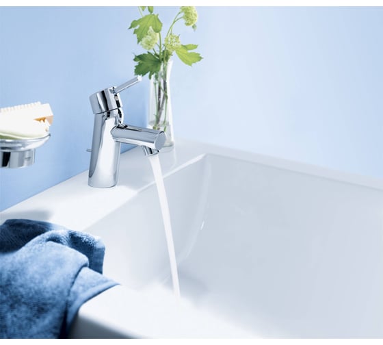 Смеситель для раковины Grohe Concetto New однорычажный, EcoJoy 3220410E