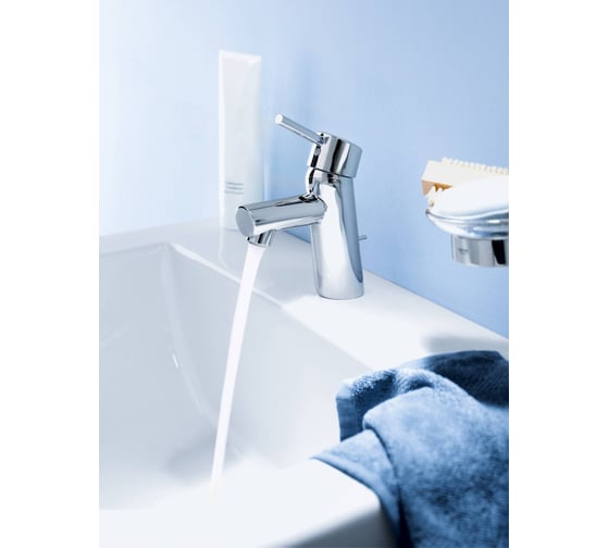 Смеситель для раковины Grohe Concetto New однорычажный, EcoJoy 3220410E