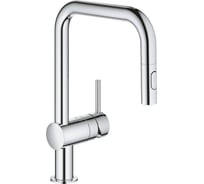 Смеситель для мойки Grohe Minta однорычажный, с выдвижным изливом 32322002