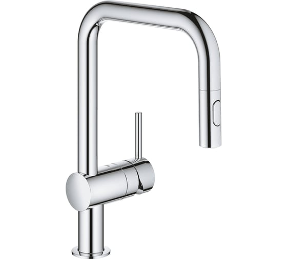 Смеситель для мойки Grohe Minta однорычажный, с выдвижным изливом 32322002