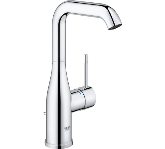 Смеситель для раковины Grohe Essence New с высоким изливом, со сливным гарнитуром 32628001