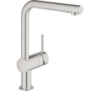 Смеситель для мойки Grohe Minta однорычажной, L-излив, с выдвижным изливом, с аэратором 30274DC0