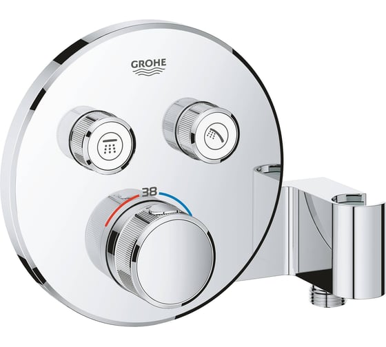 Термостат с держателем для ручного душа Grohe Grohtherm SmartControl комплект верхней монтажной части 29120000
