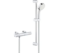 Термостат для душа внешнего монтажа Grohe Grohtherm 800 Cosmopolitan с душевым гарнитуром 34768000