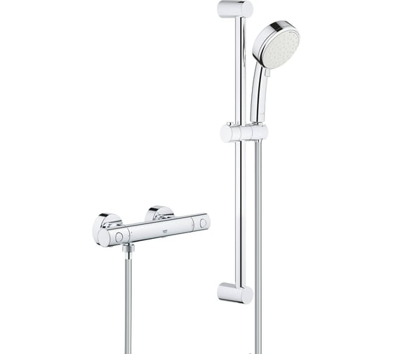 Термостат для душа внешнего монтажа Grohe Grohtherm 800 Cosmopolitan с душевым гарнитуром 34768000