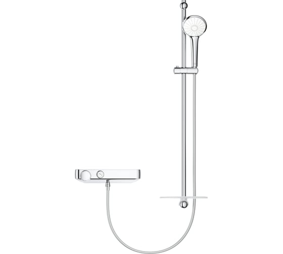 Термостат для душа Grohe GRT SmartControl с душевым гарнитуром Euphoria 110 Massage 34721000