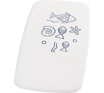 Противоскользящий коврик RIDDER Neptun голубой, 38x72 64013