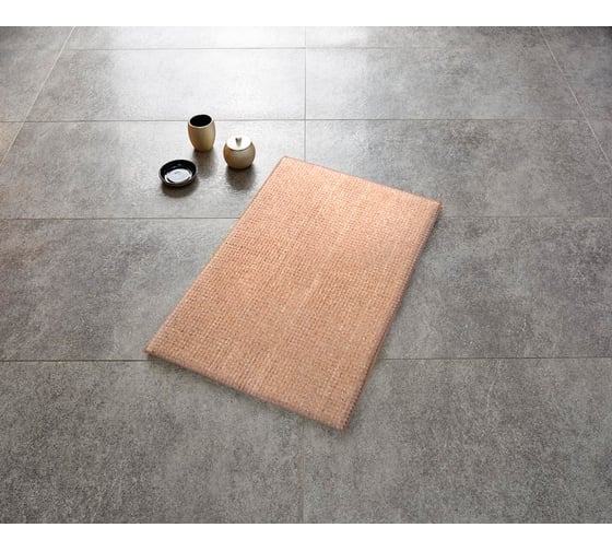 Коврик для ванной комнаты RIDDER Fresh бежевый, 60x90 7021409