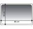 Коврик для ванной комнаты RIDDER Stadion серый, 55x85 7011407 3