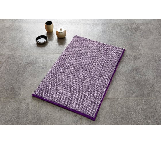 Коврик для ванной комнаты RIDDER Fresh фиолетовый, 60x90 7021413