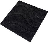 Коврик для ванной комнаты RIDDER La ola черный, 55x50 729810