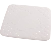 Противоскользящий коврик RIDDER Plattfuss белый, 54x54 67281