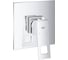 Однорычажный смеситель для душа Grohe Eurocube, квадратная розетка 24061000 1