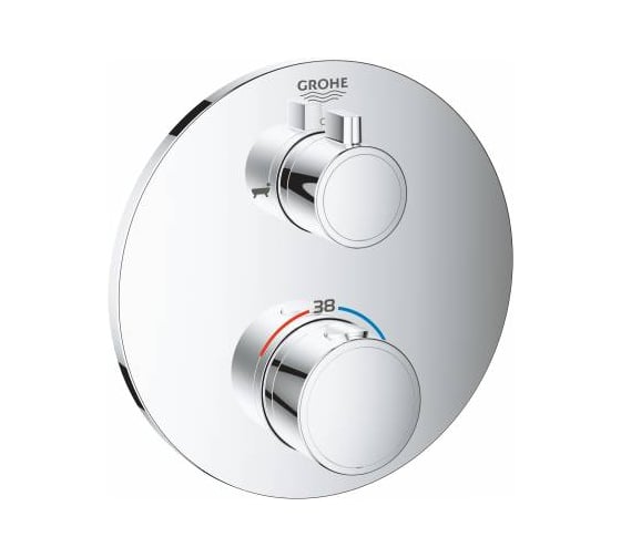 Термостат для ванны Grohe Grohtherm с переключателем на 2 положения ванна/душ 24077000