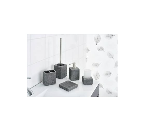 Мыльница RIDDER Brick серый 22150307