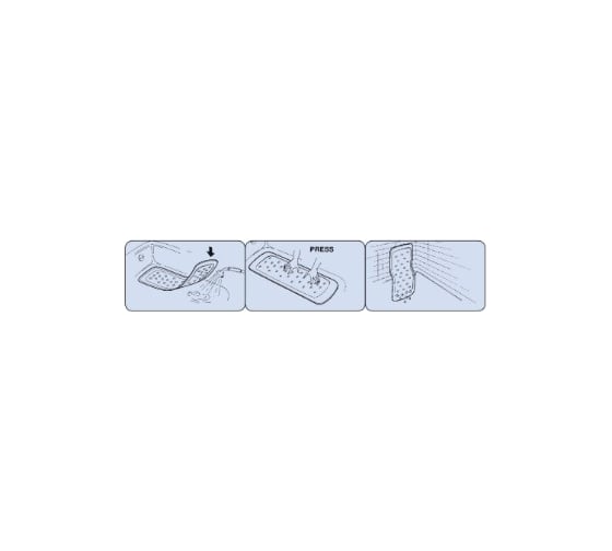Комплект ковриков RIDDER Slip-Not XXS синий 6 шт 69453