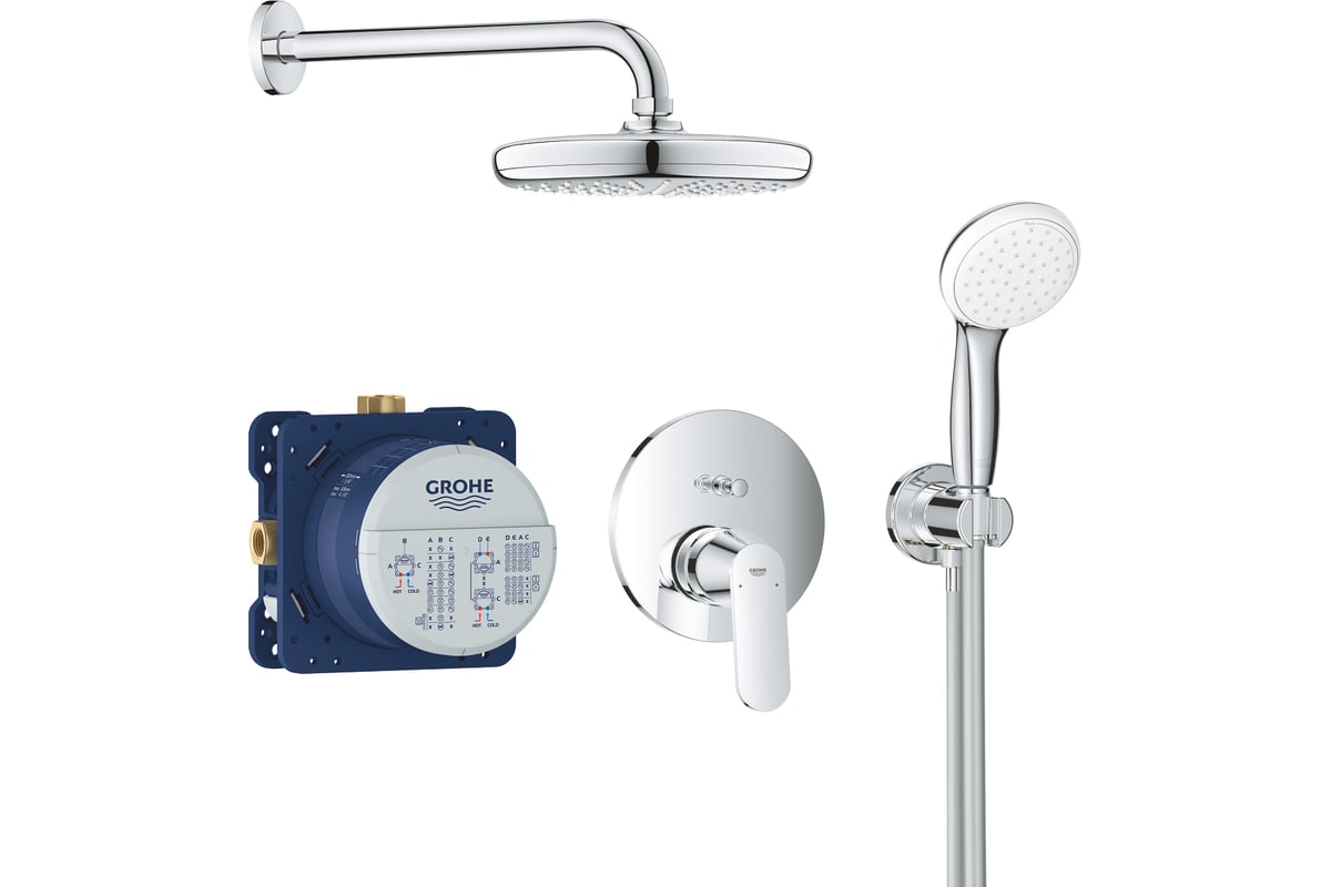 Готовый комплект для ванной комнаты grohe