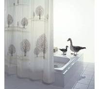 Штора для ванных комнат RIDDER Park бежевый/коричневый, 180x200 47838