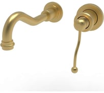 Смеситель встраиваемый для раковины Paini Duomo, матовое золото, покрытие PVD 60796