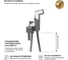 Смеситель с гигиеническим душем Прато (Prato) Paini хром 53CR442QLM 4