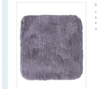 Коврик для ванной комнаты RIDDER Chic серый 55x50 7104807