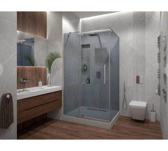 Душевое ограждение Erlit Comfort 1200x900x2000, тонированный ER10112H-C4
