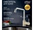 Смеситель для кухни Paini Cox, GRANITE SAHARA 7855572CR599H1KM 3