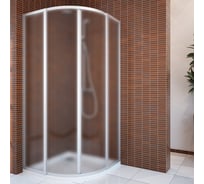 Душевой уголок GuteWetter GWMPPRRND401 90x90x190 см, цвет фурнитуры хром матовый, цвет стекла матовый, стекло закаленное 4 мм 4698033023415