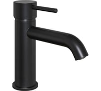 Смеситель для раковины Paini Cox удлиненный излив, черный матовый 32420