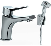 Смеситель для раковины Paini Messina с гигиеническим душем, хром 33056