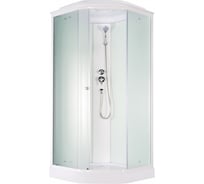 Душевая кабина Parly P91F 90х90х215, передние стекла матовые, задние стекла белые 7250