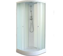 Душевая кабина Parly EB93 90х90х215, передние стекла матовые, задние стекла белые 7654
