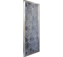 Складная дверь в нишу Cerutti SPA D81 80х195, из 2 частей, тонированное стекло с рисунком круги 6783