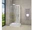 Душевое ограждение Cerutti SPA GLORIA 120 80x120x195, алюминиевый профиль, без поддона 7724 2