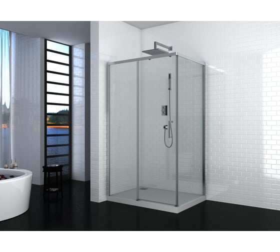 Душевое ограждение Cerutti SPA VITO110-L 80x110x195, без поддона 7551