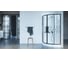 Душевое ограждение Cerutti SPA DIVA100 100x100x195 с рисунком, черное, без поддона 7007 7