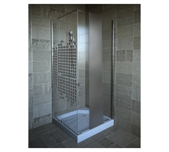 Душевое ограждение Cerutti SPA MIMI ZQ91 90х90х195, квадратное, прозрачное, без поддона 6787