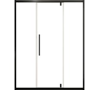 Дверь в нишу Cerutti SPA KELLY D140B 140x195, алюминиевый черный профиль, без поддона 7744