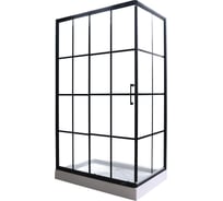 Душевое ограждение Cerutti SPA MUZA120 80x120x195, универсальное, стекло прозрачное, без поддона 7720