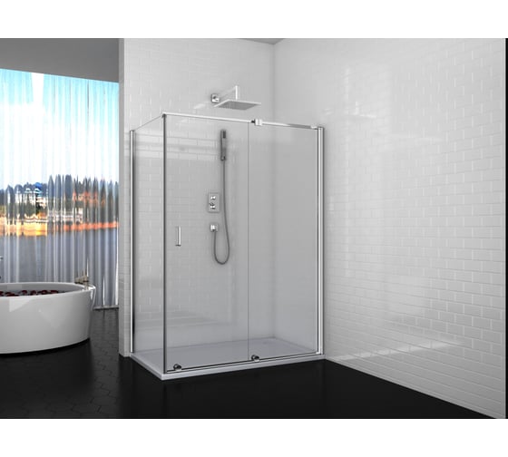 Душевое ограждение Cerutti SPA PREMIATA 120-8 CERUTTI 90x120x195, стекло прозрачное 8 мм, без поддона 7746