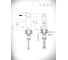 Смеситель для умывальника VODA Лайнер/Vessel Black черный VSL26B 7