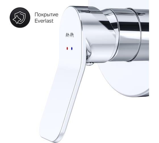 Смеситель для ванны и душа AM.PM X-Joy монтируемый в стену F85A45000