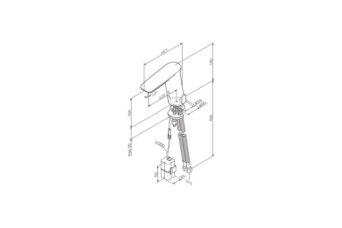 Сенсорный смеситель для умывальника AM.PM Inspire V2.0 F50A02300 - выгодная  цена, отзывы, характеристики, 2 видео, фото - купить в Москве и РФ