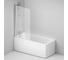 Шторка на борт ванны AM.PM Gem 80х140, поворотная W90BS-D080-140CT 2