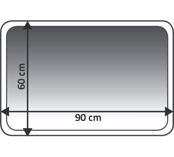 Коврик для ванной комнаты RIDDER Marmor бежевый, 60x90 7105309