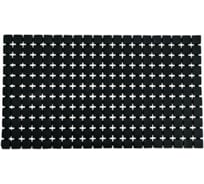 Противоскользящий коврик RIDDER Nevis 39x68, чёрный 6108010