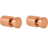 Крючок настенный RavSlezak, розовый золотистый крацованный, 2 шт COA0103/30ZRK