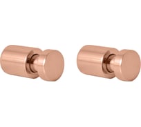 Крючок настенный RavSlezak, розовый золотистый глянцевый, 2 шт COA0103/30ZRL